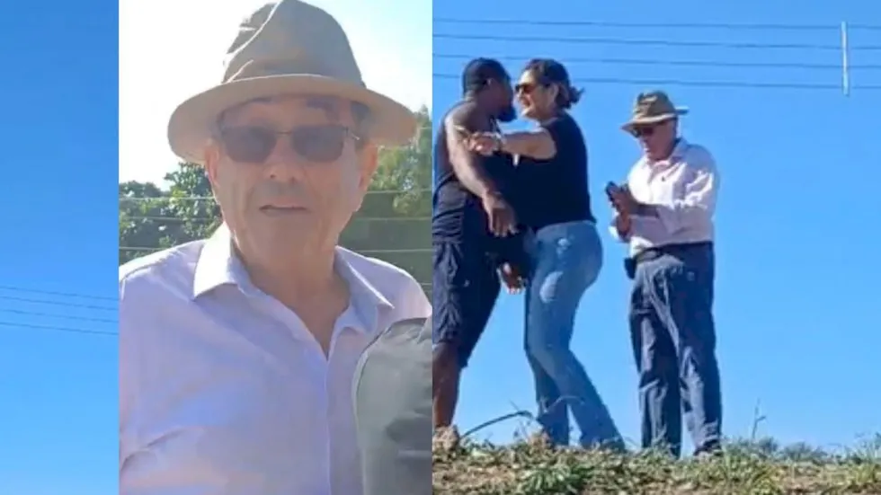 MS: Prefeito parte para cima de morador e foge para não apanhar