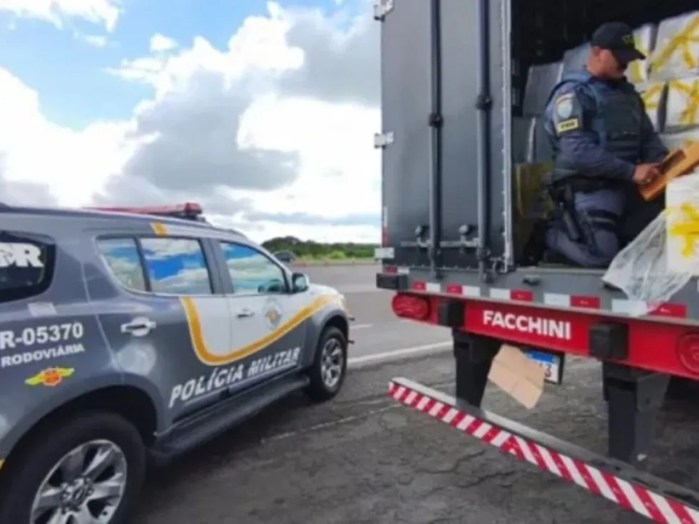 Uma tonelada de maconha que saiu de MS é interceptada pela polícia paulista