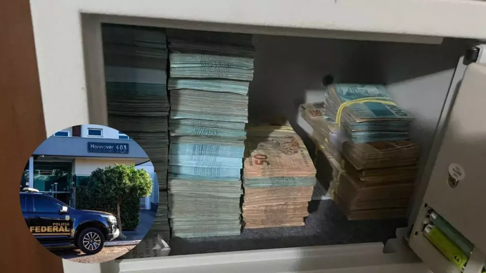 PF Apreende R$ 363 Mil em Cofre de Apartamento Vazio em Operação Contra Fraudes na SED