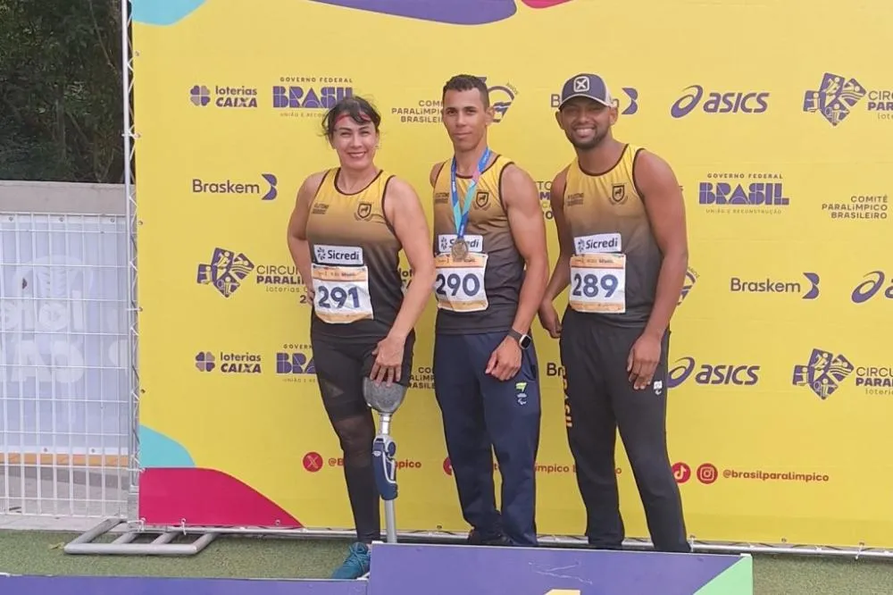 Dourados celebra conquistas no Circuito Paralímpico com duas medalhas de ouro