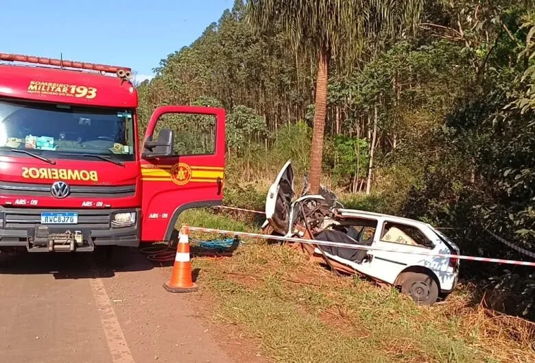 Colisão em rodovia de MS termina com uma morte e ferido grave