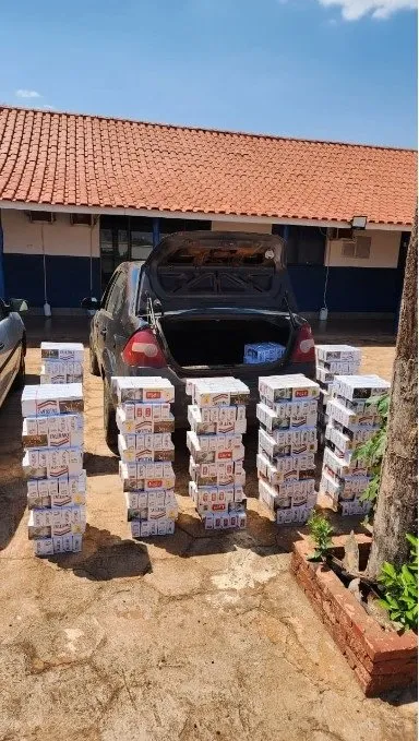 Força Tática intercepta três veículos com cigarros contrabandeados em Nova Andradina